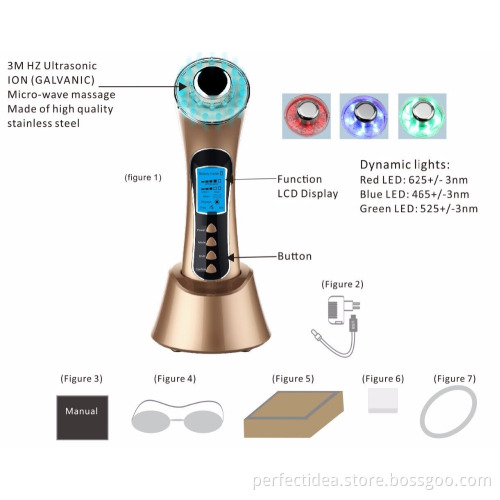 BPM0152 new product 2016 Home use ultrasonic machine personal skin care beauty equipment